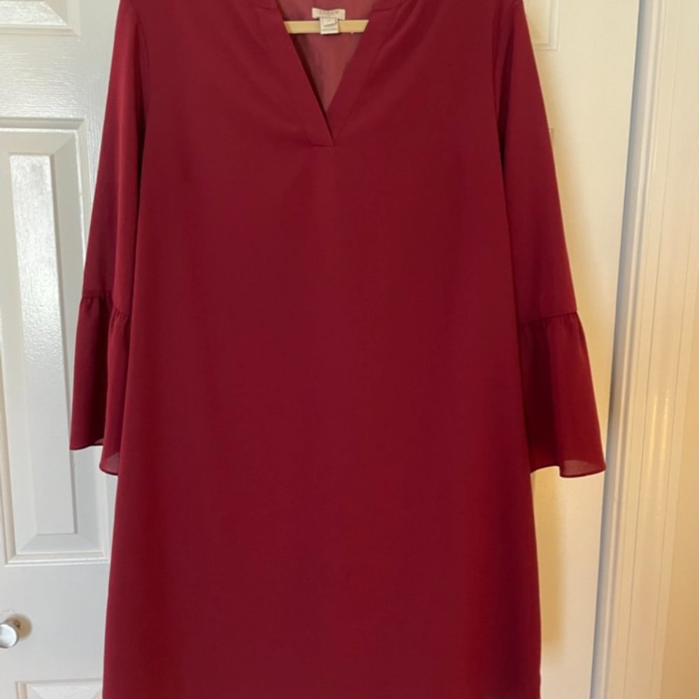 JCrew Flowy Poly dress